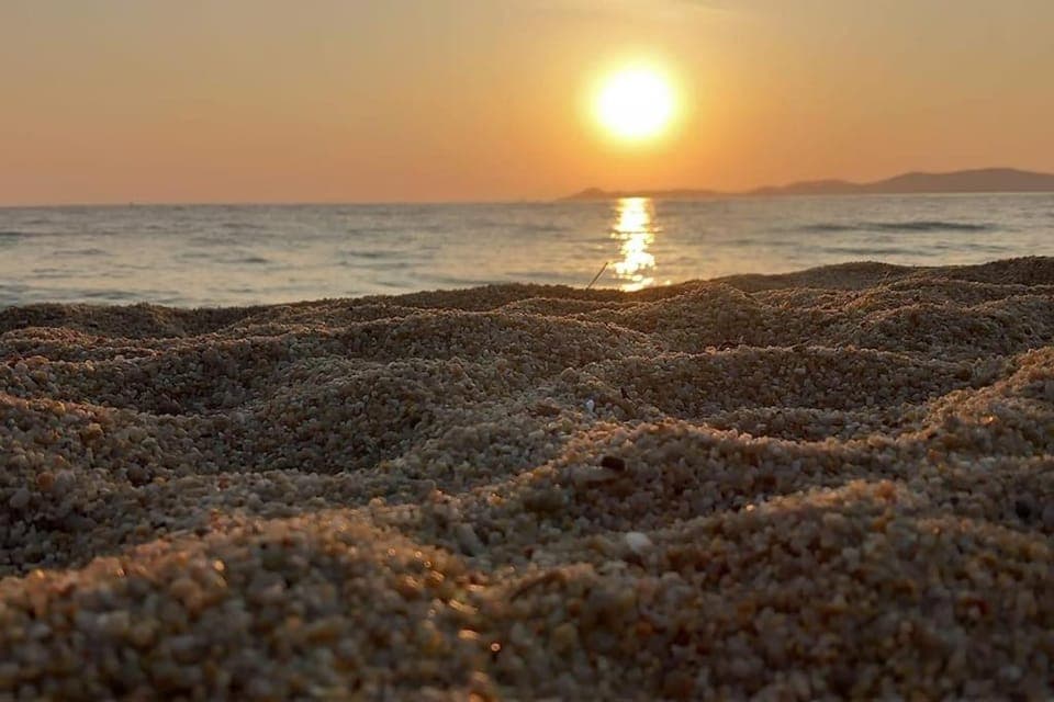 Natural landscape, Beach, Sunrise
