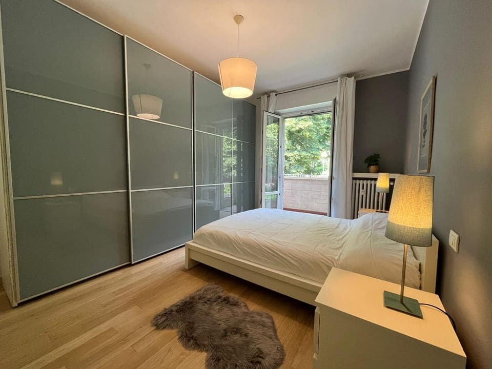 Bed, Photo of the whole room, Bedroom, wardrobe