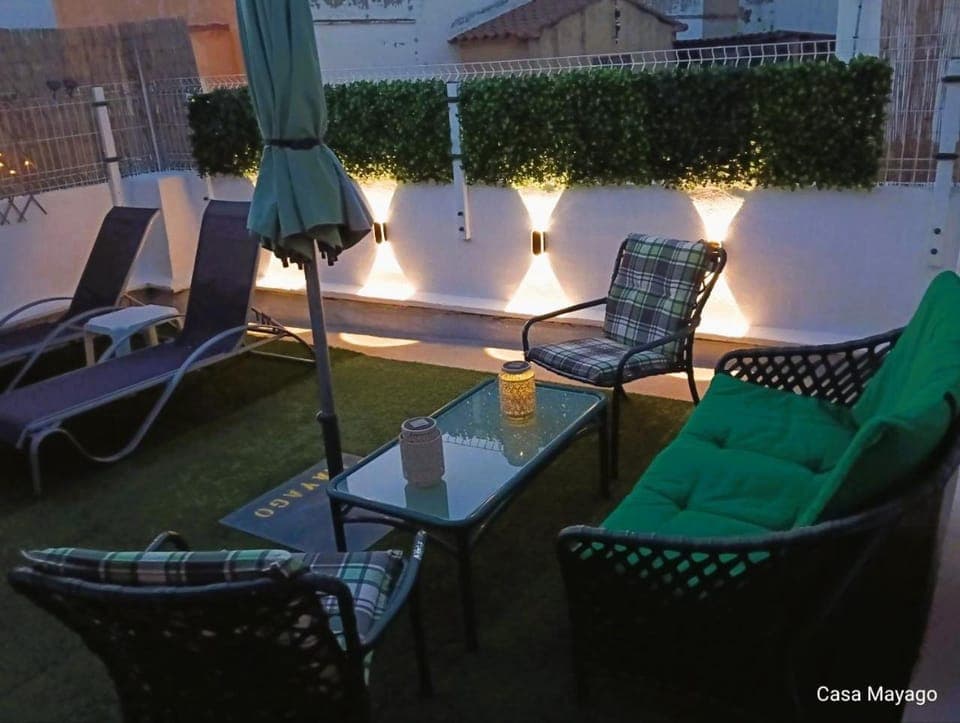 Spring, View (from property/room), Balcony/Terrace, Area and facilities, Sunset, furniture, sunbed