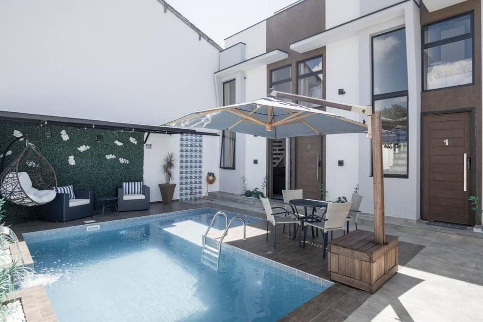 Patio, Pool view, Swimming pool