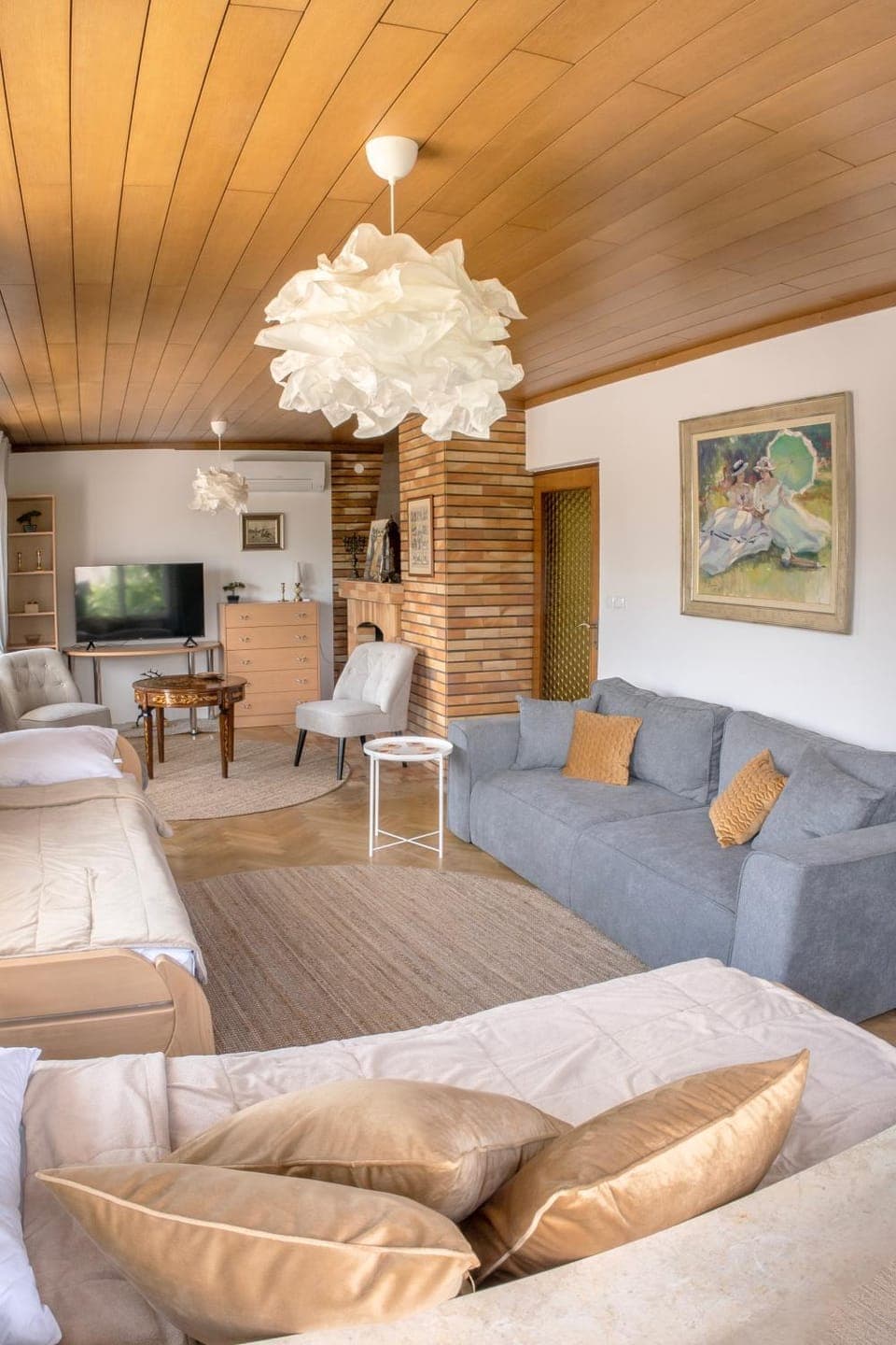 Living room, Seating area, Bedroom