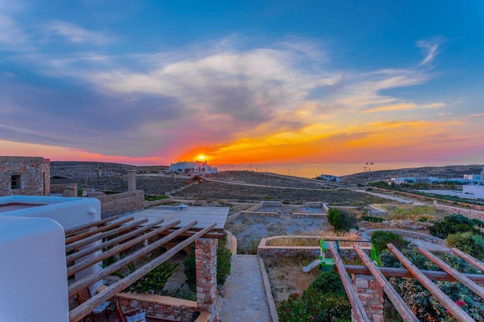 Natural landscape, Sea view, Sunset