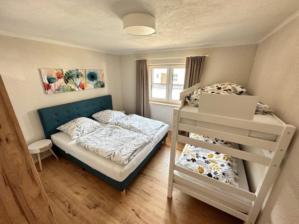 Bed, Photo of the whole room, Bedroom, bunk bed