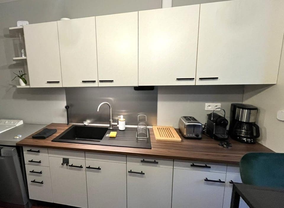 Kitchen or kitchenette, dishwasher, toaster, toaster, washing machine, washing machine, kitchen, kitchen