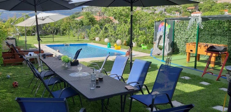 Patio, Garden view, Swimming pool