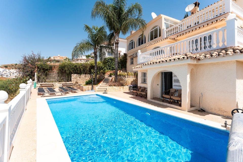 Property building, Living room, Swimming pool