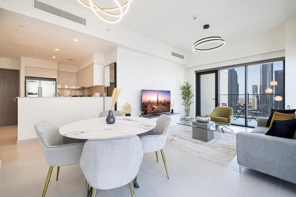 Kitchen or kitchenette, Living room