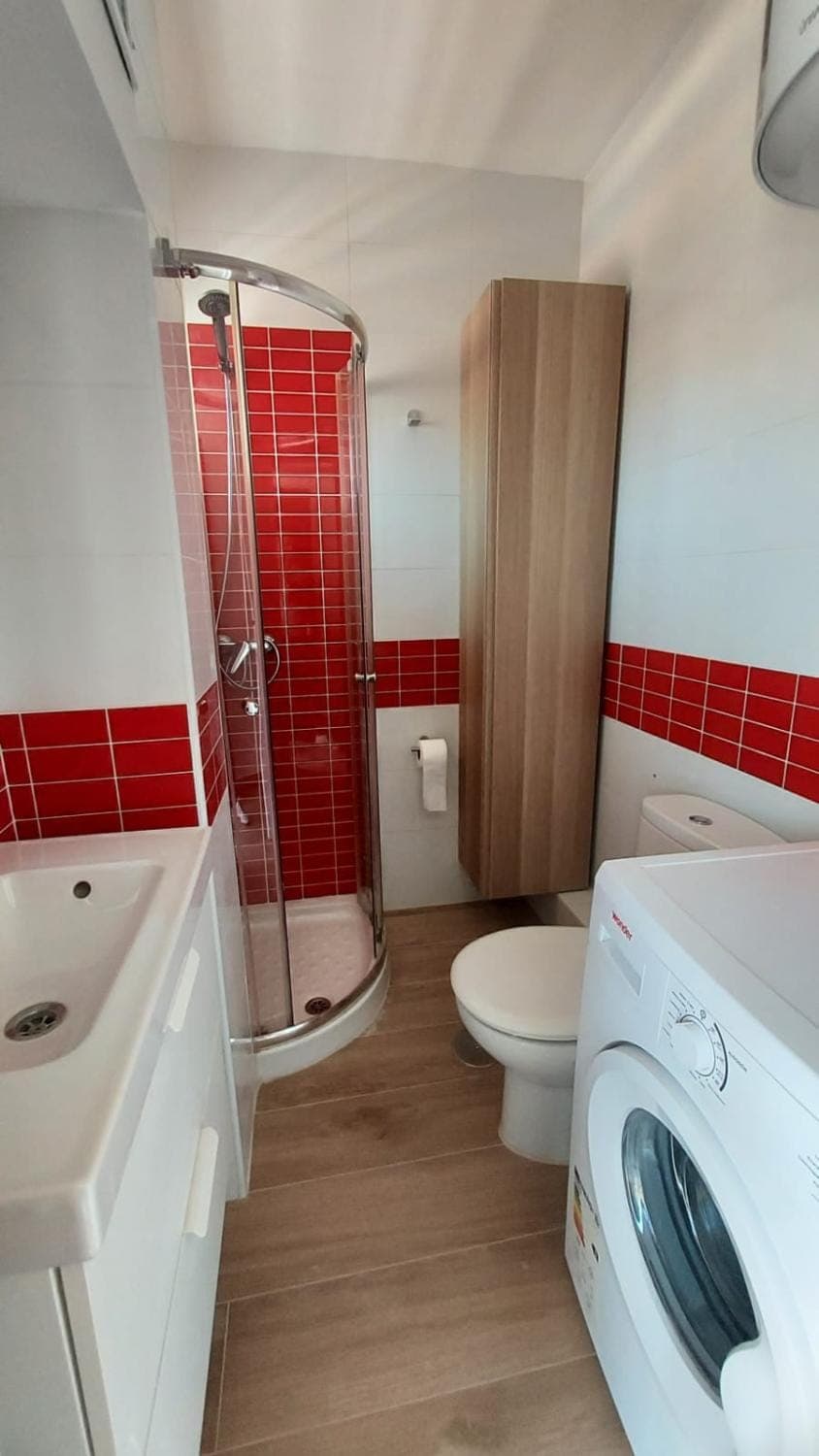 Shower, Toilet, Bathroom, washing machine