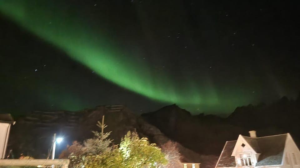 Night, Natural landscape, Mountain view