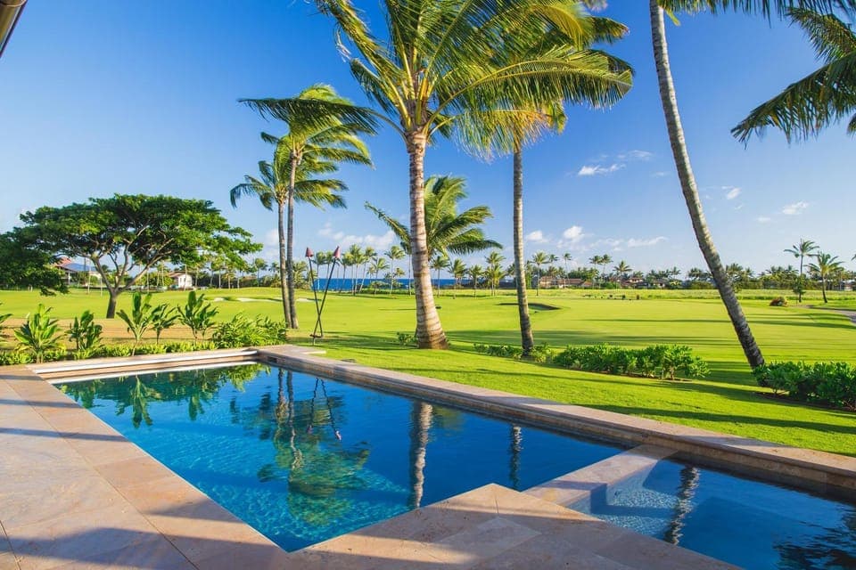 Natural landscape, Pool view, Swimming pool