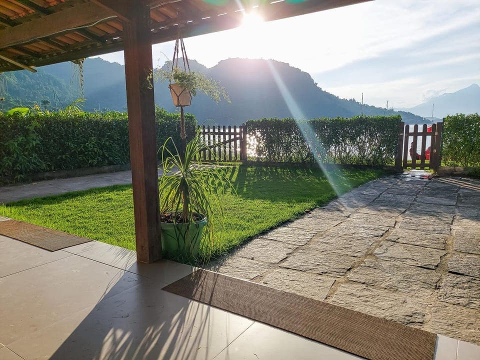 Patio, Natural landscape, Garden, Sea view