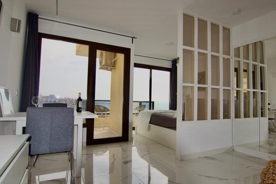 Bed, View (from property/room), Living room, Photo of the whole room