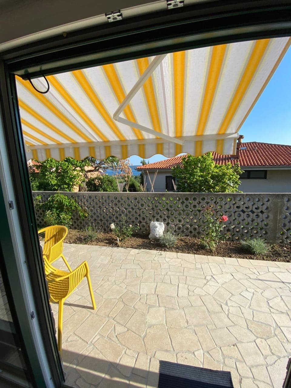 Patio, Bedroom, Garden view, Sea view