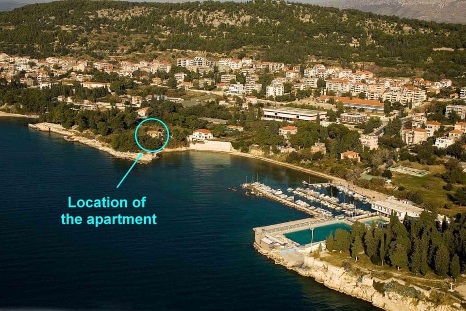 Property building, Nearby landmark, Natural landscape, Bird's eye view