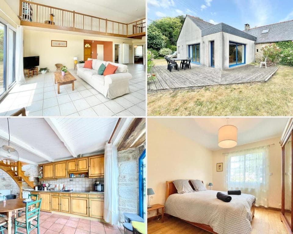 Patio, Bed, Garden, Living room, Photo of the whole room, Bedroom, kitchen