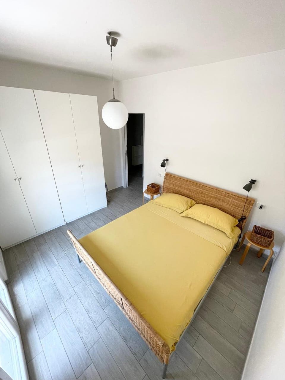 Bed, Photo of the whole room, Bedroom, wardrobe