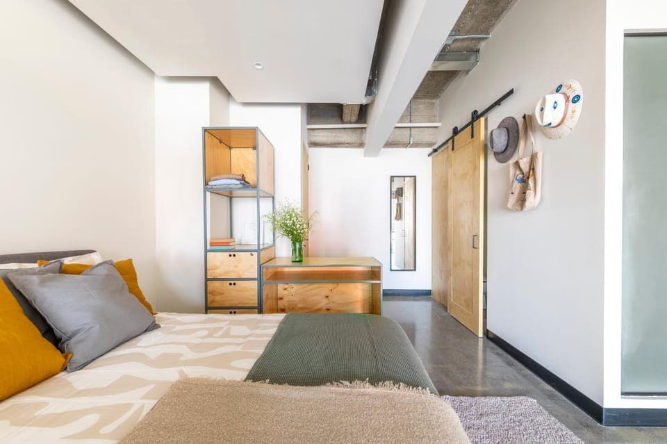 Bed, Photo of the whole room, Bedroom, wardrobe