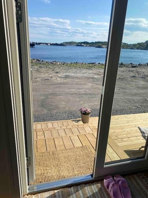 Moderne minihus ved havet Apartment in Lofoten
