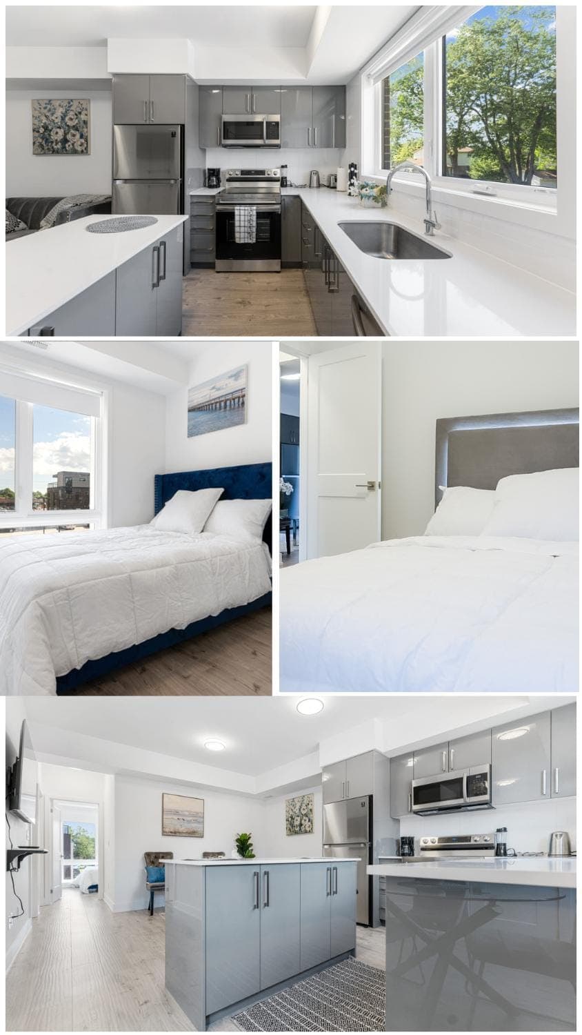 Bed, Kitchen or kitchenette, Photo of the whole room, Bedroom, minibar, oven, stove