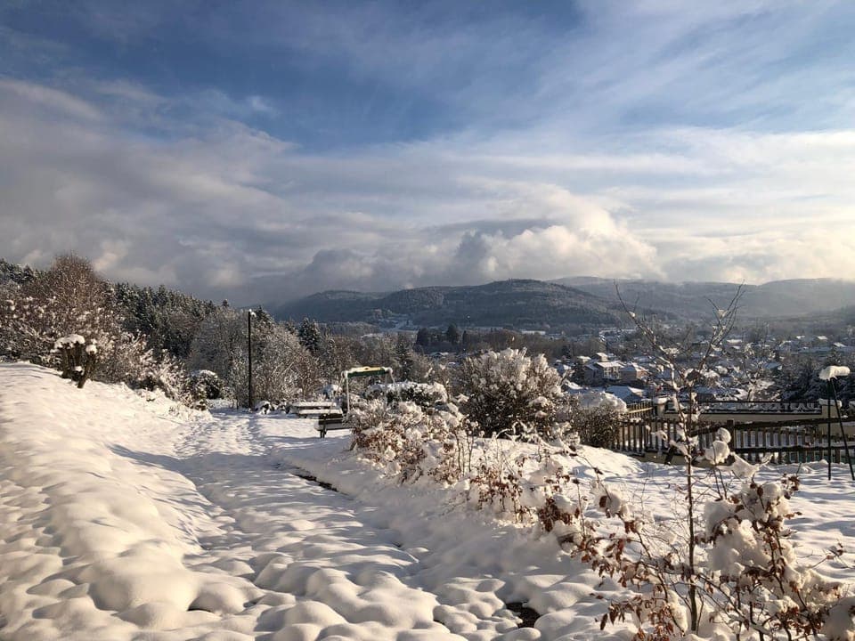 Day, Winter, Mountain view