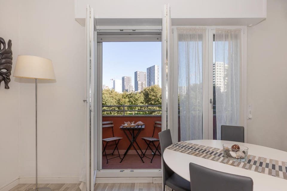 Living room, City view