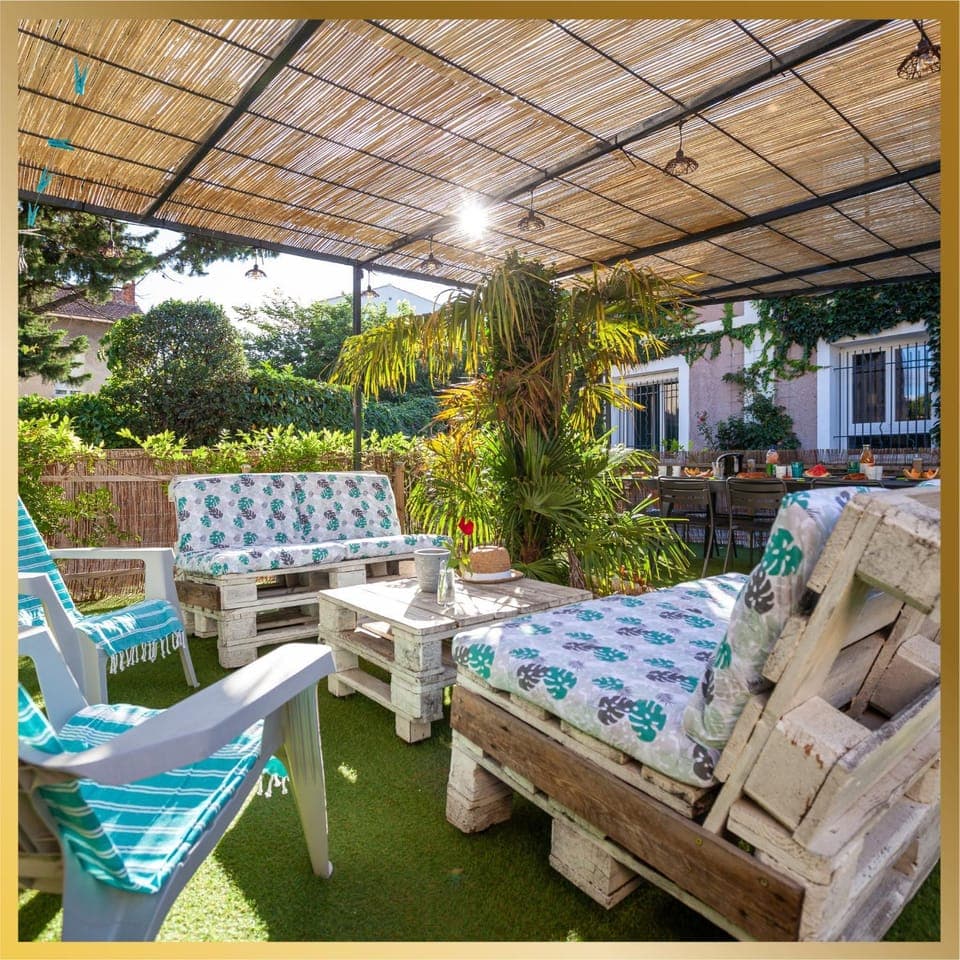 Patio, Garden, Garden view