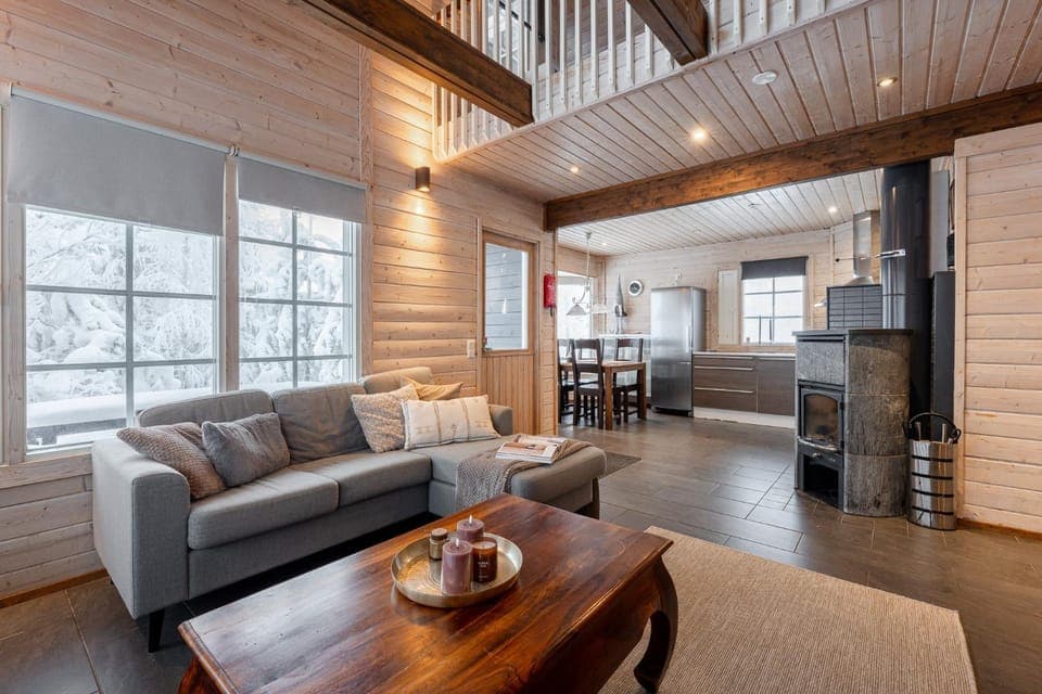 Living room, Seating area, Bedroom, fireplace