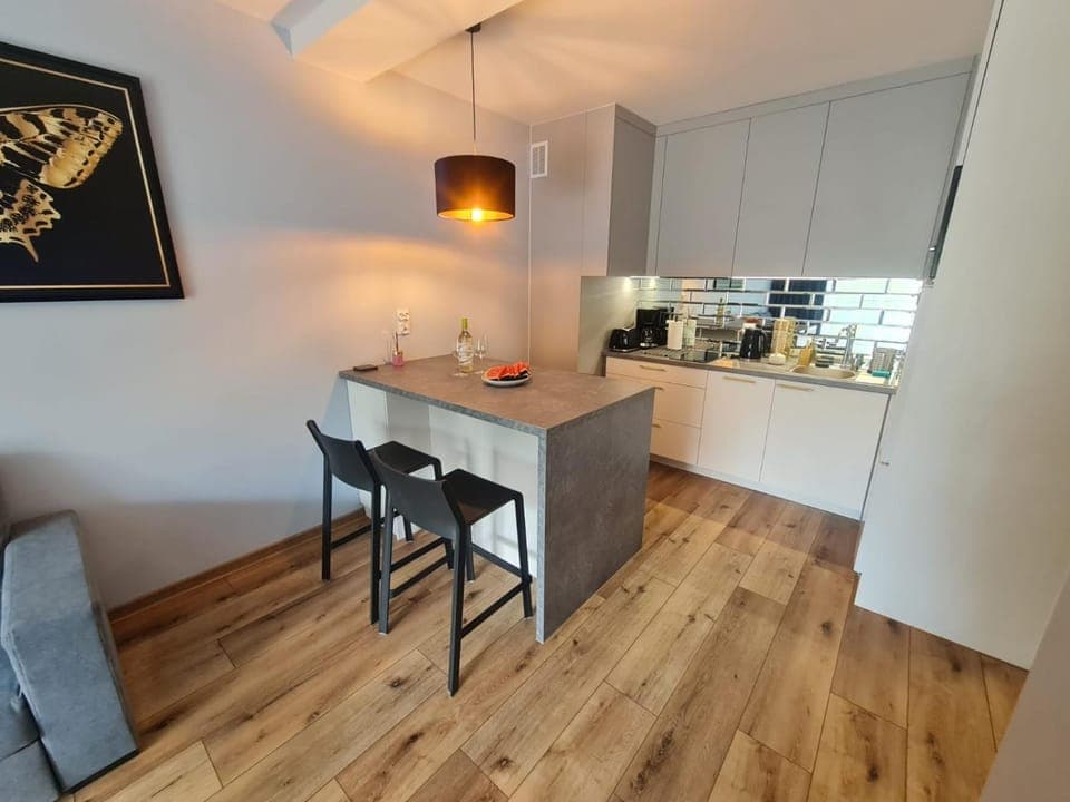 Coffee/tea facilities, Kitchen or kitchenette, Dining area, minibar, pet friendly, stove