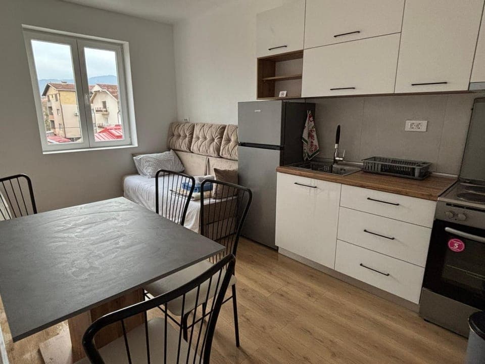 Kitchen or kitchenette, Living room, Dining area, minibar