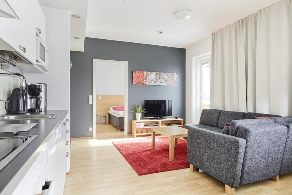 Tasokas huoneisto kaupungin keskustassa. Apartment in Finland
