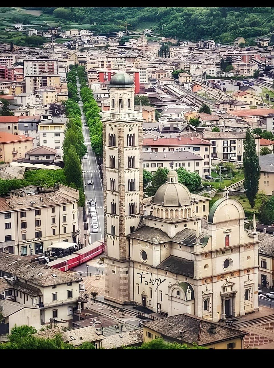 Nearby landmark, City view