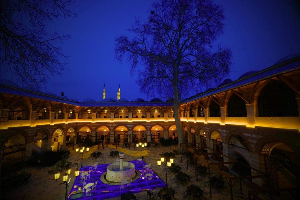 Nearby landmark, Night, Landmark view, Inner courtyard view