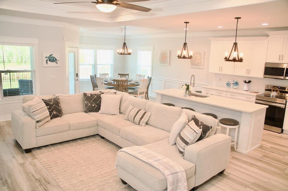Living room, Dining area, Breakfast, Family, kitchen