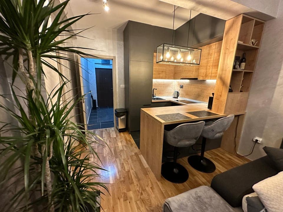 Kitchen or kitchenette, Dining area, minibar, pet friendly, stove