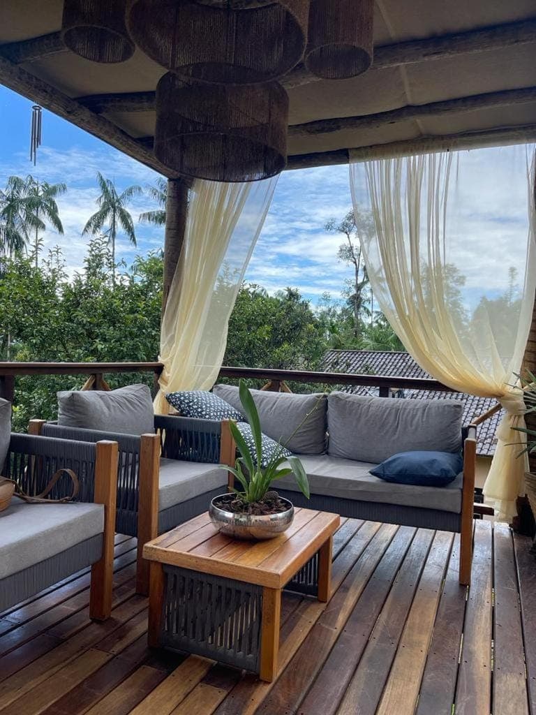 Balcony/Terrace, Seating area, Garden view