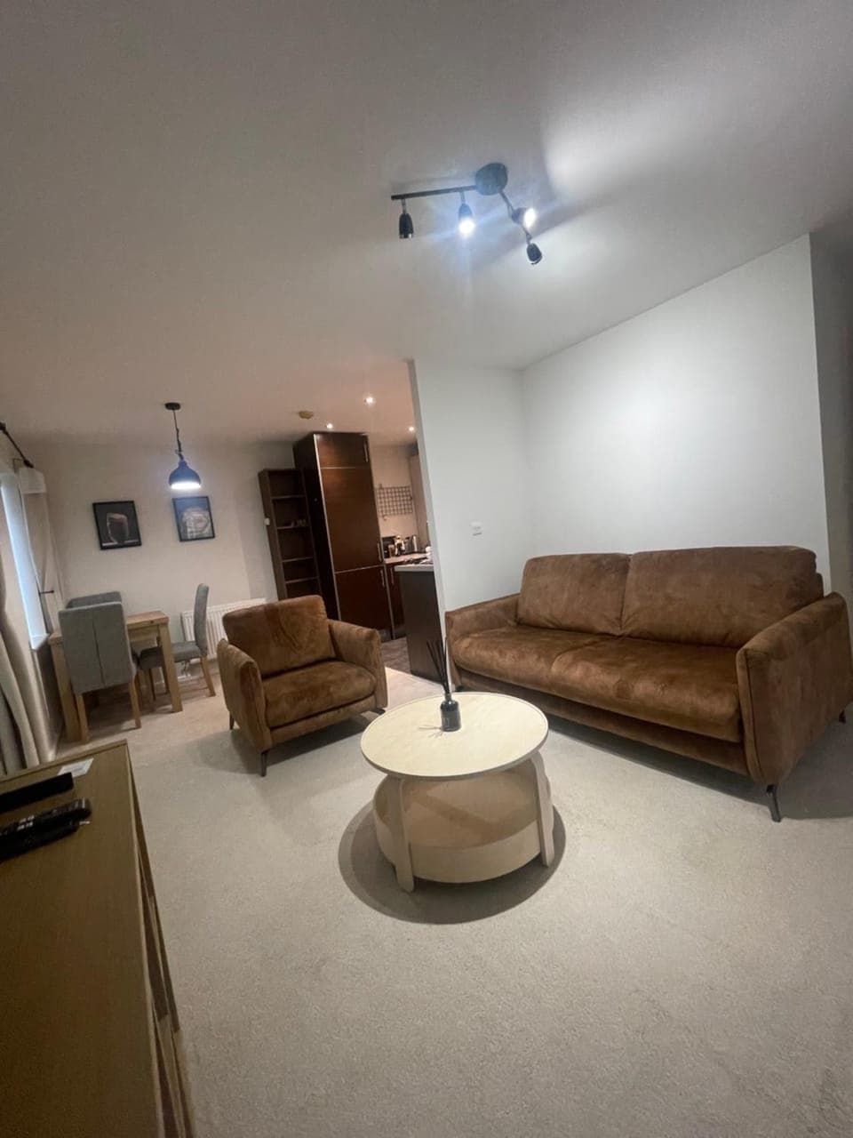Living room, Seating area, Dining area