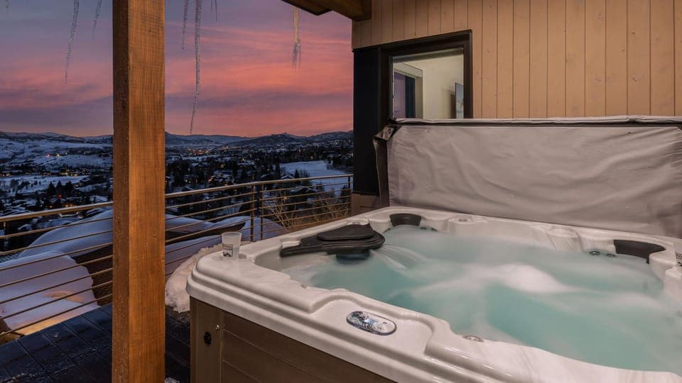 Hot Tub, Balcony/Terrace, Mountain view, Open Air Bath