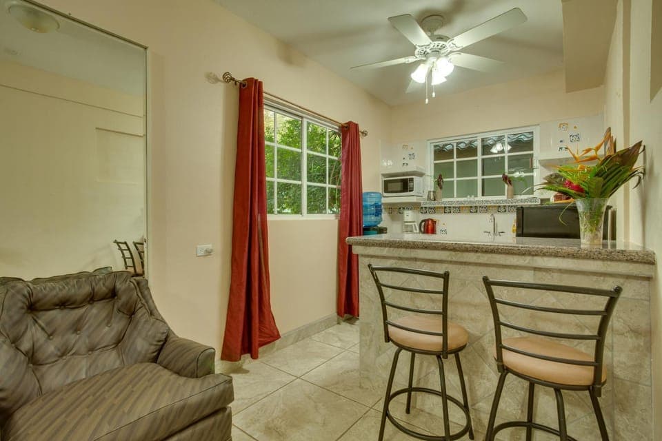 Kitchen or kitchenette, Seating area, Dining area, minibar