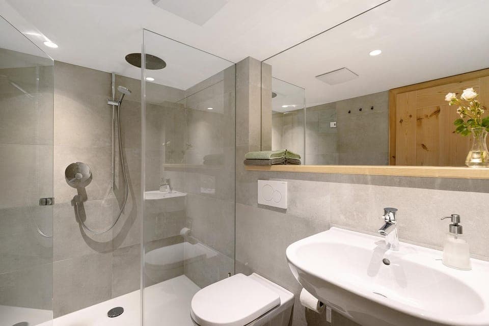 Bathroom, Living room