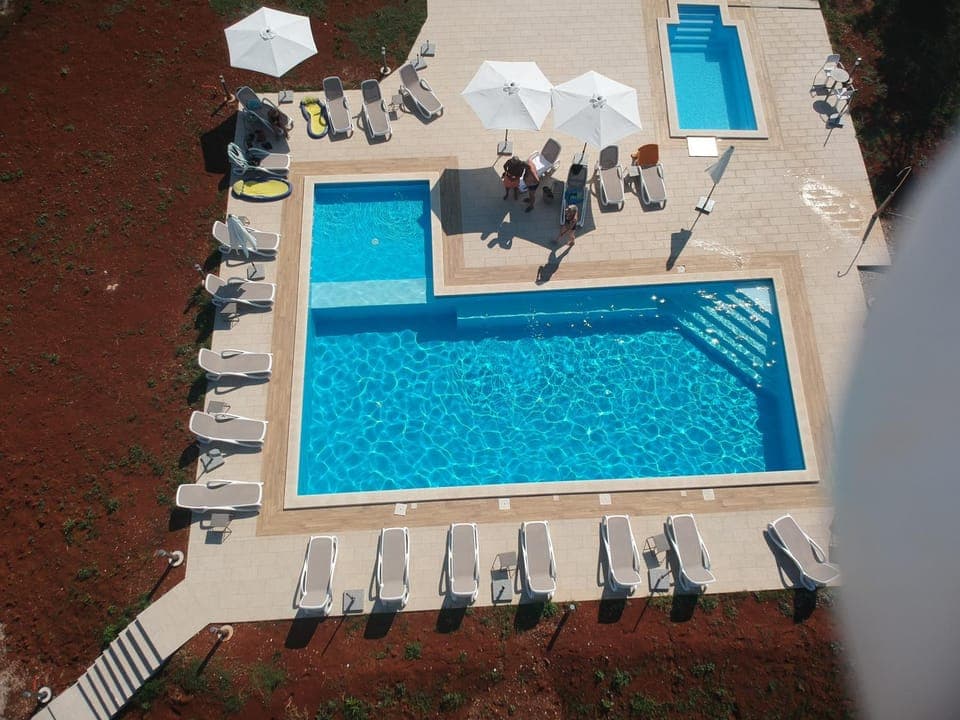 View (from property/room), Pool view, Swimming pool