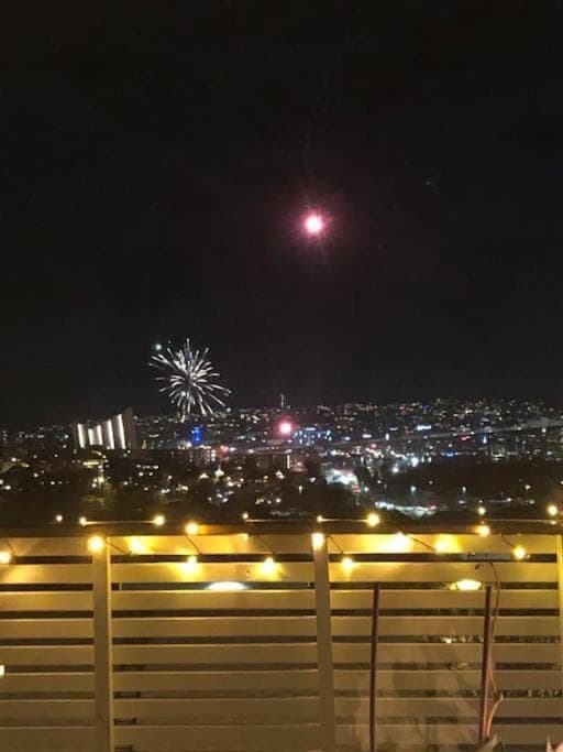 Night, City view, City view