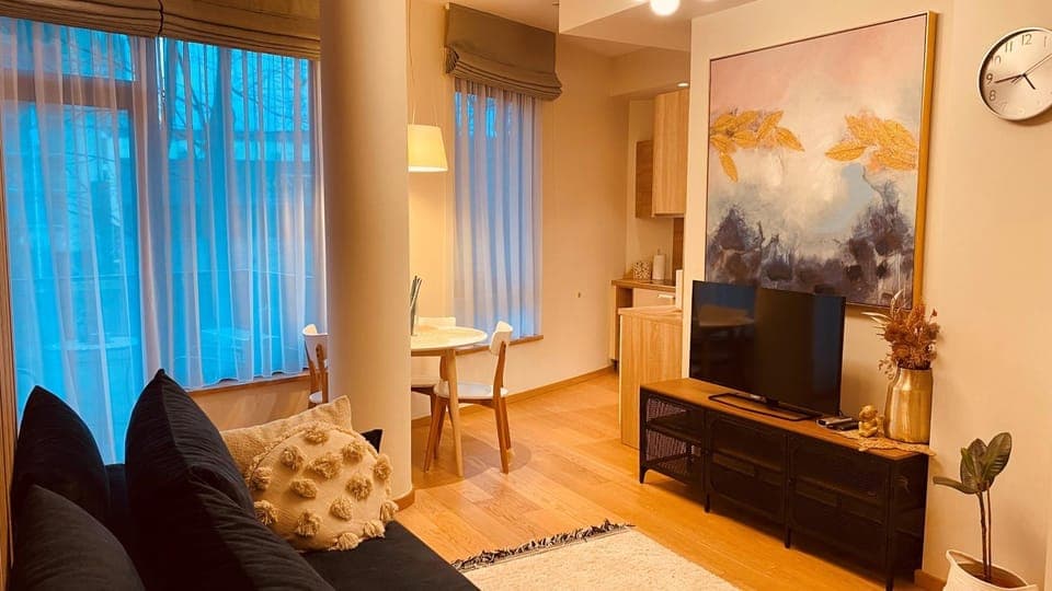 Communal lounge/ TV room, TV and multimedia, Kitchen or kitchenette, Living room, Dining area