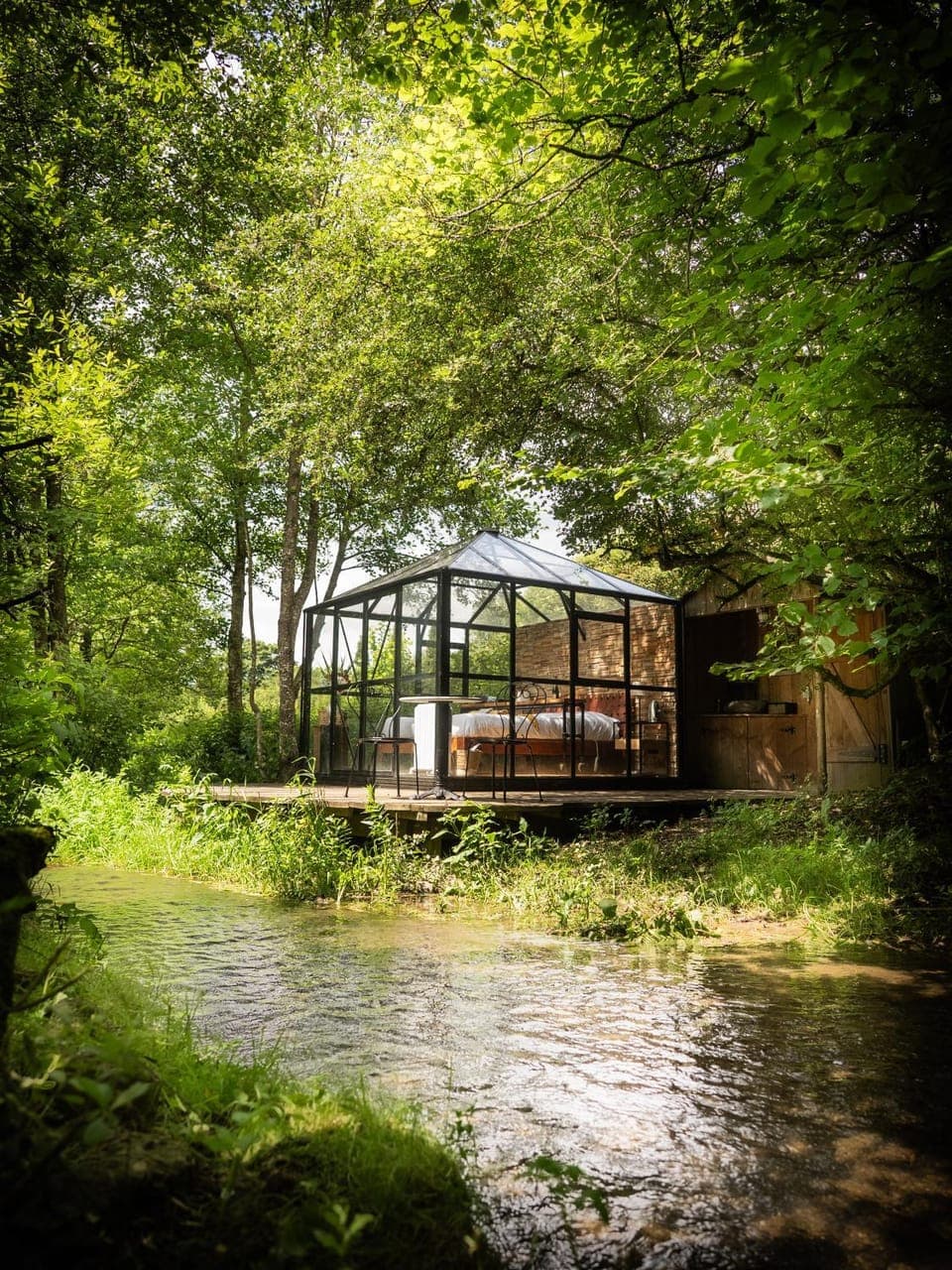 Nearby landmark, Spring, Day, Natural landscape, Lake view, River view