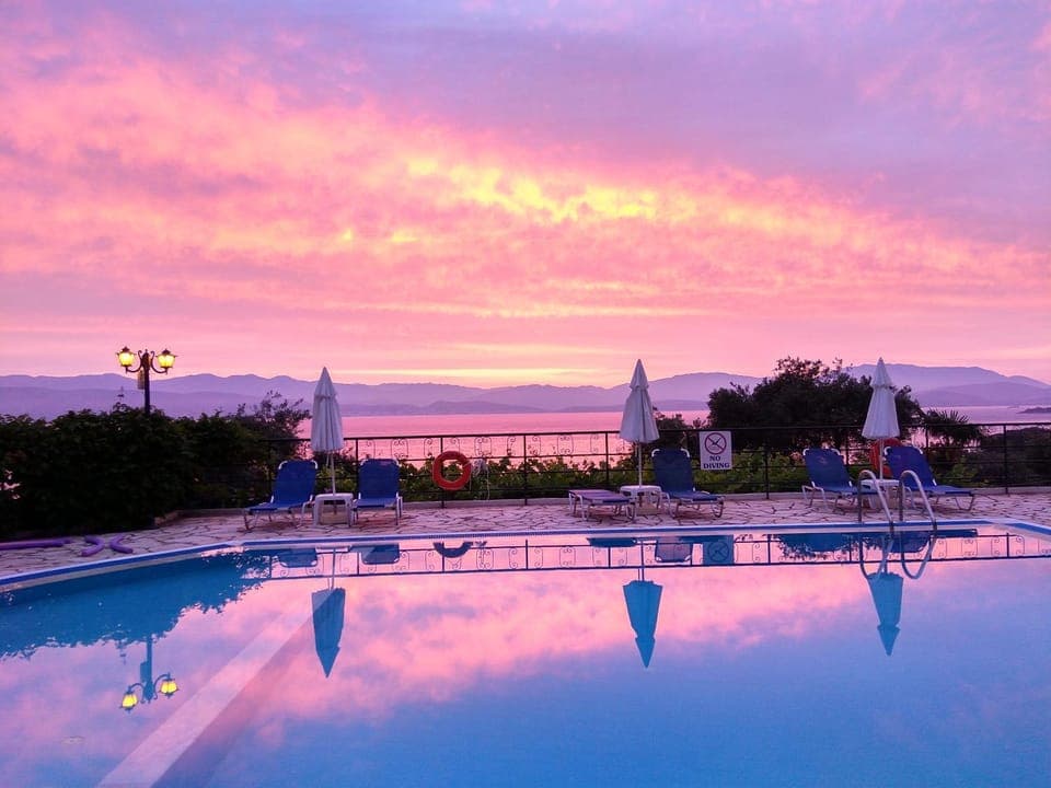 Summer, Pool view, Pool view, Sea view, Swimming pool, Swimming pool, Sunrise