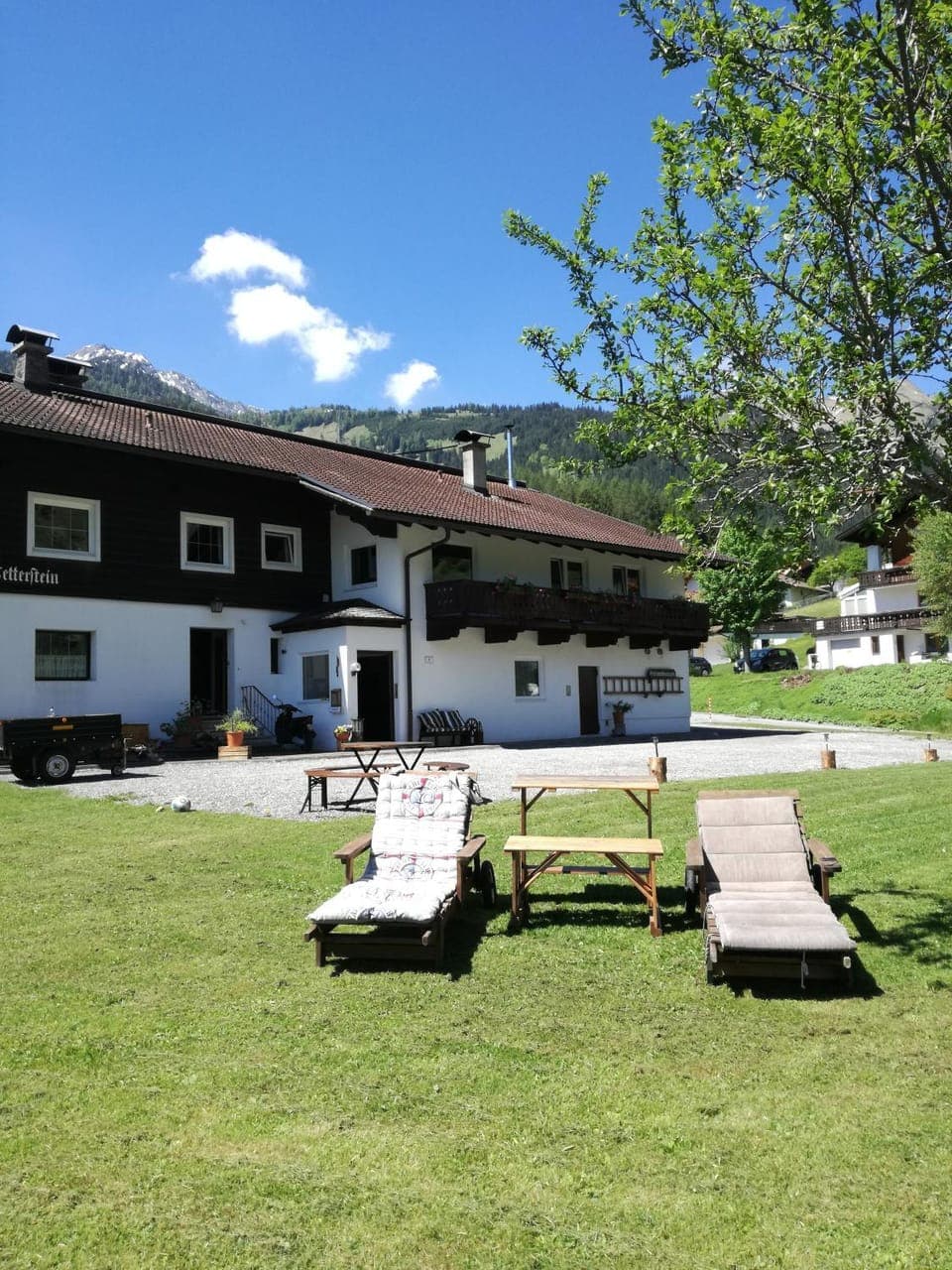 Patio, Facade/entrance, Summer, Garden view
