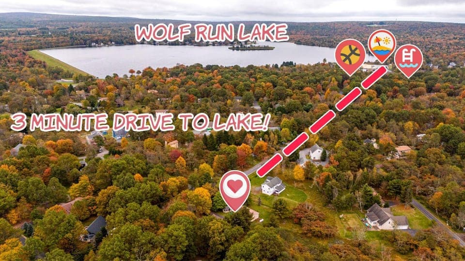 Antler Ridge: 3BDR w Hot Tub & Game Room House in Tunkhannock Township