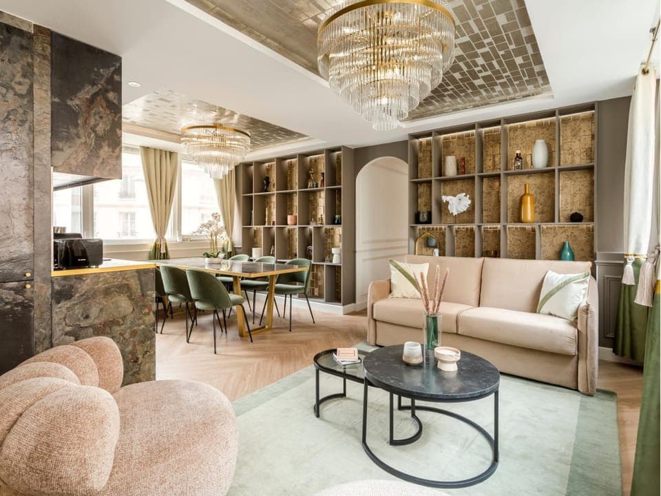 Facade/entrance, Kitchen or kitchenette, Living room, Seating area, Dining area