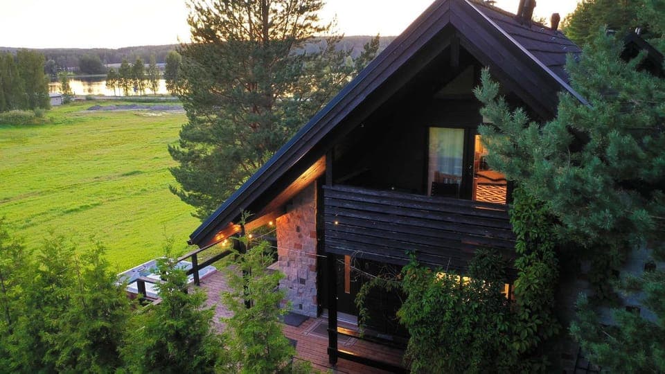 Property building, Natural landscape, Pool view
