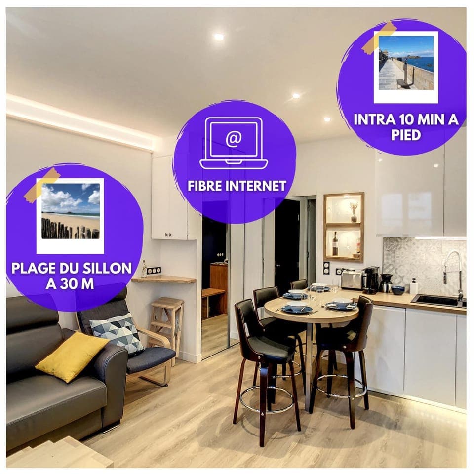 Kitchen or kitchenette, Living room, Dining area