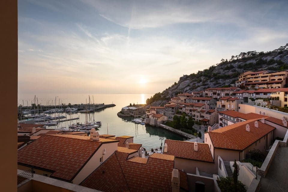 Natural landscape, City view, Sea view, Sunset